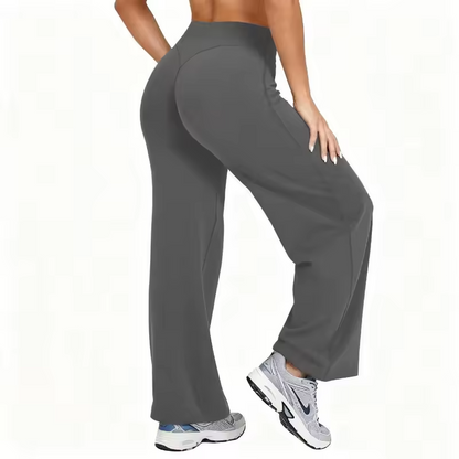 High-Waist Tummy Control Wide Leg Pants