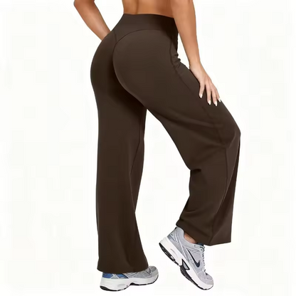 High-Waist Tummy Control Wide Leg Pants