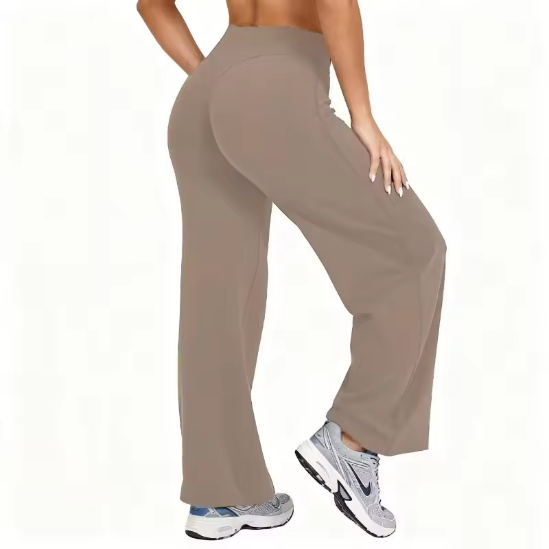High-Waist Tummy Control Wide Leg Pants